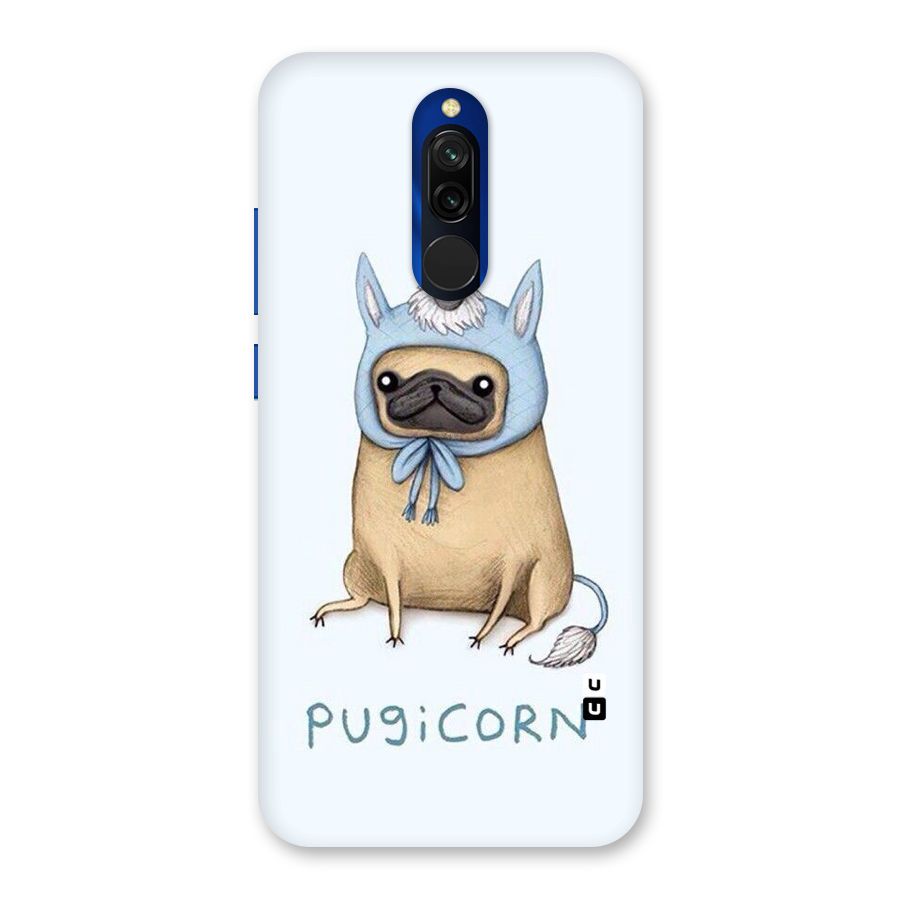 Pugicorn Back Case for Redmi 8