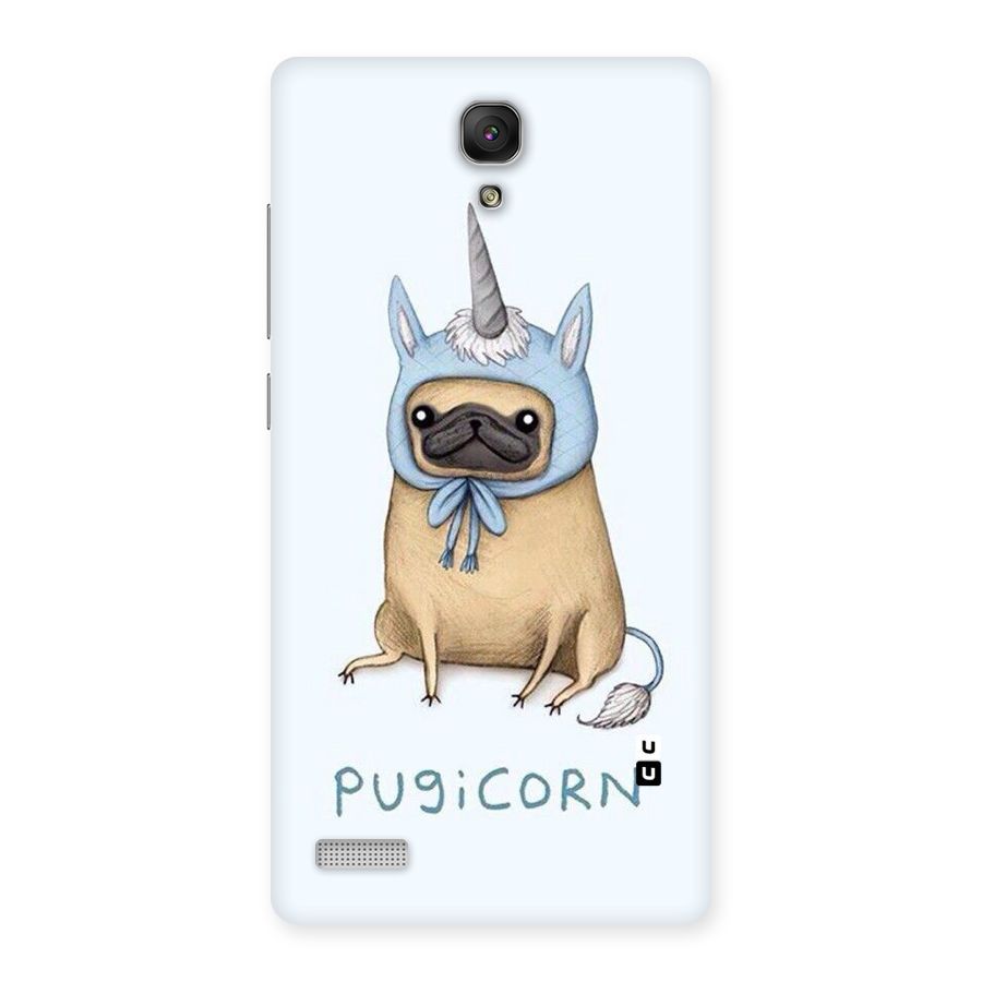 Pugicorn Back Case for Redmi Note