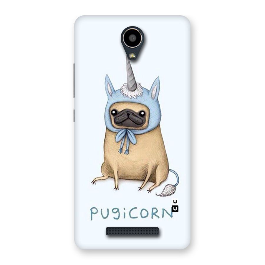 Pugicorn Back Case for Redmi Note 2