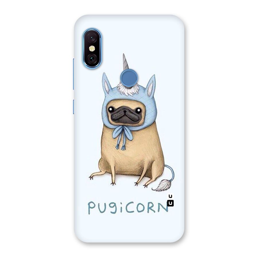Pugicorn Back Case for Redmi Note 6 Pro