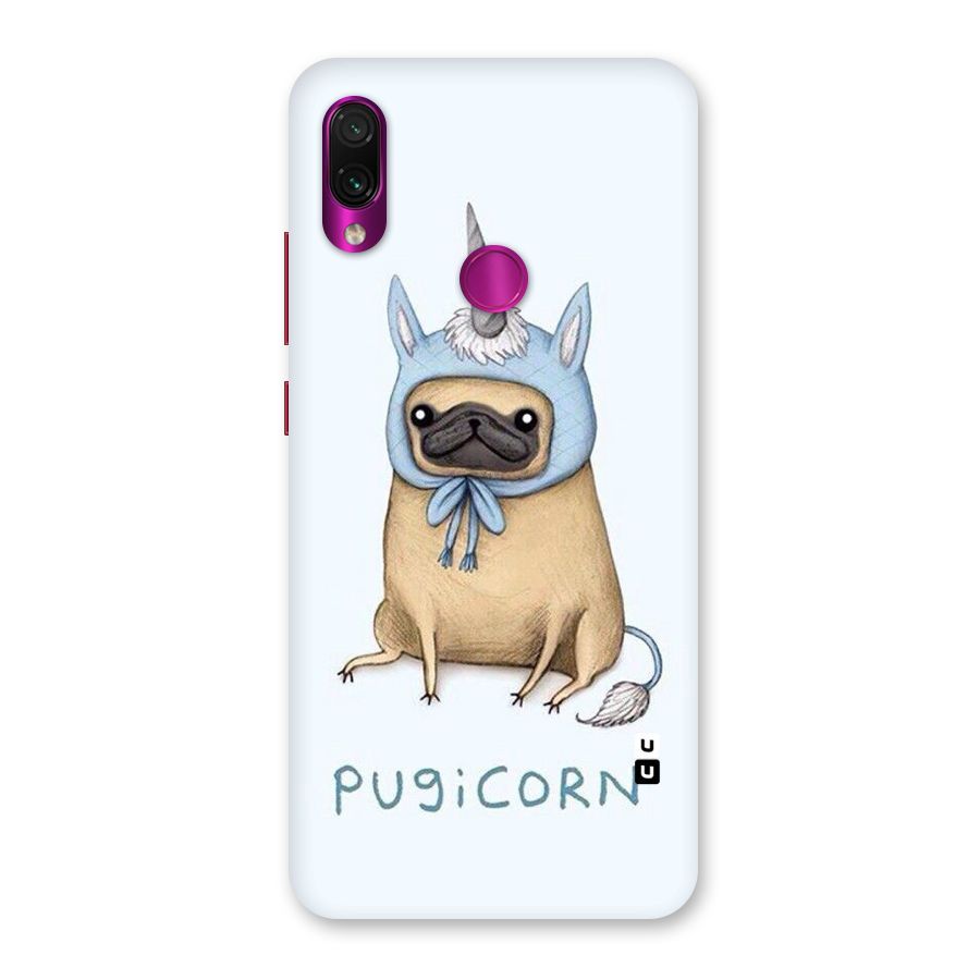 Pugicorn Back Case for Redmi Note 7 Pro