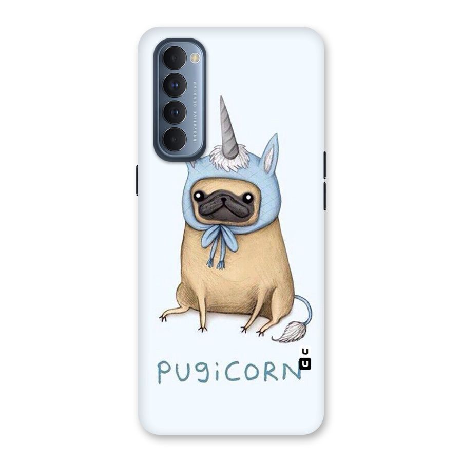 Pugicorn Back Case for Reno4 Pro