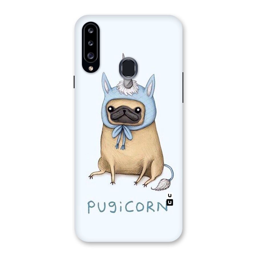 Pugicorn Back Case for Samsung Galaxy A20s