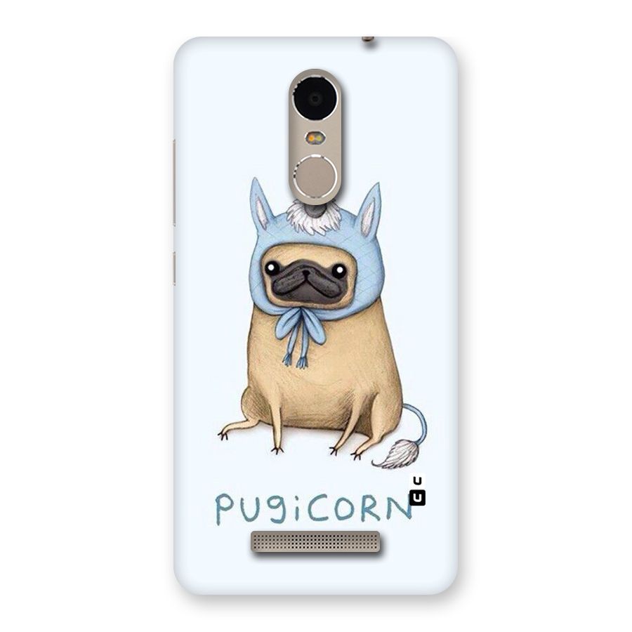 Pugicorn Back Case for Xiaomi Redmi Note 3