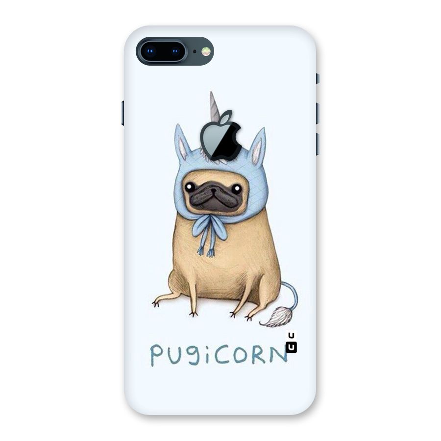 Pugicorn Back Case for iPhone 7 Plus Apple Cut