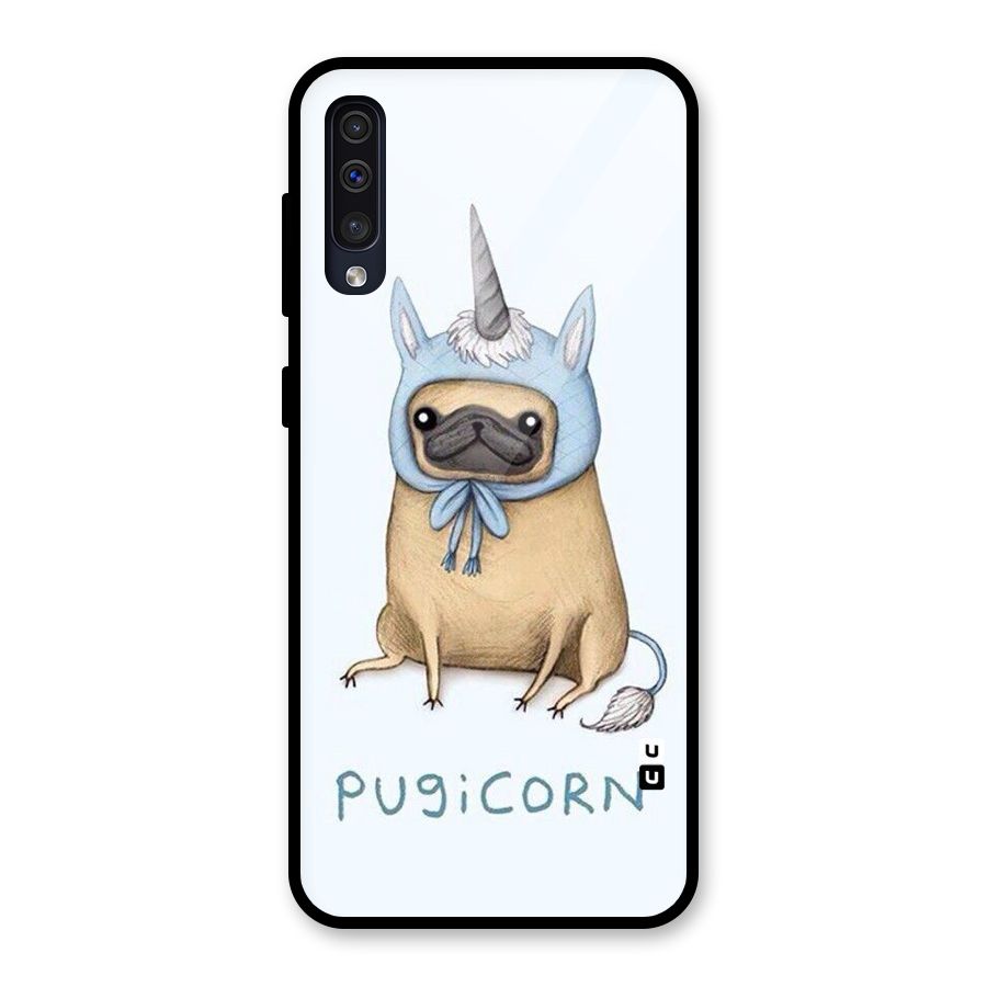 Pugicorn Glass Back Case for Galaxy A50s