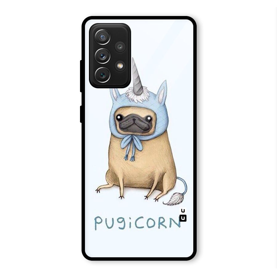 Pugicorn Glass Back Case for Galaxy A72