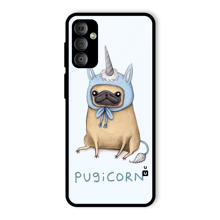 Pugicorn Glass Back Case for Galaxy F23