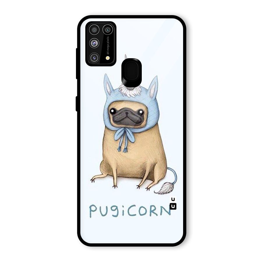 Pugicorn Glass Back Case for Galaxy F41