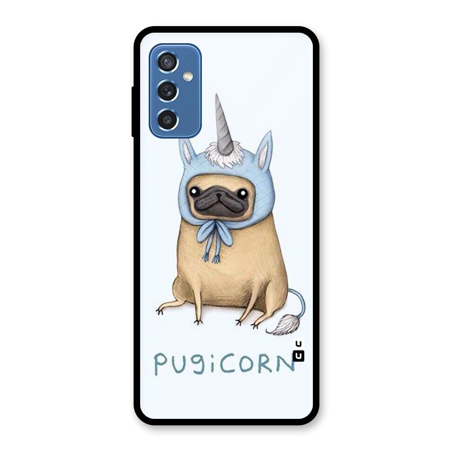 Pugicorn Glass Back Case for Galaxy M52 5G