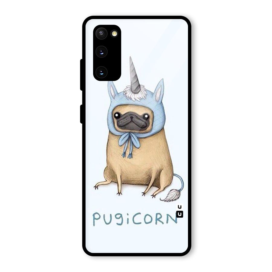 Pugicorn Glass Back Case for Galaxy S20 FE