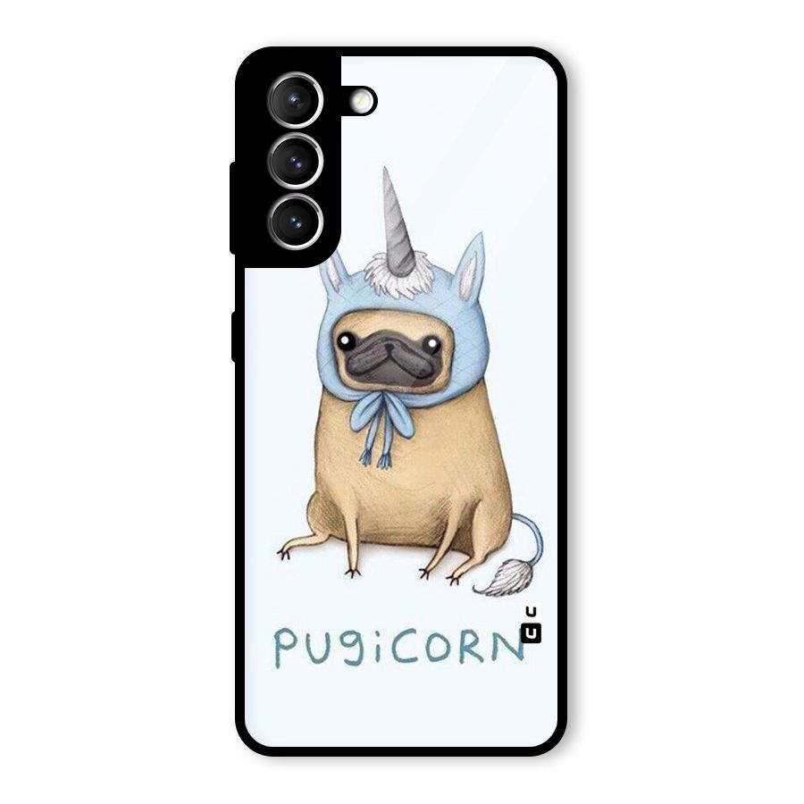 Pugicorn Glass Back Case for Galaxy S21 5G