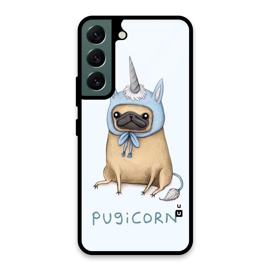 Pugicorn Glass Back Case for Galaxy S22 5G