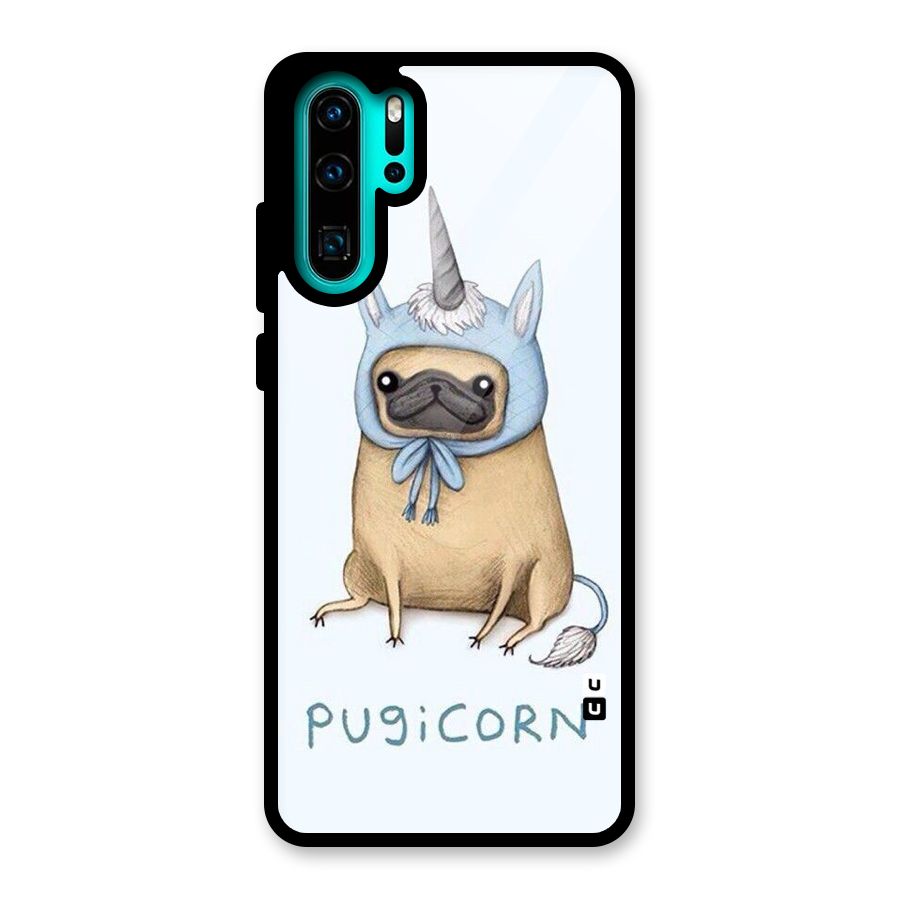 Pugicorn Glass Back Case for Huawei P30 Pro