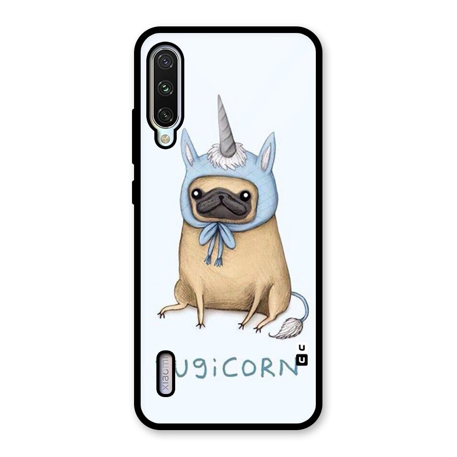 Pugicorn Glass Back Case for Mi A3