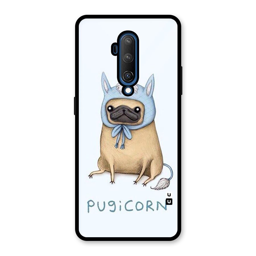 Pugicorn Glass Back Case for OnePlus 7T Pro