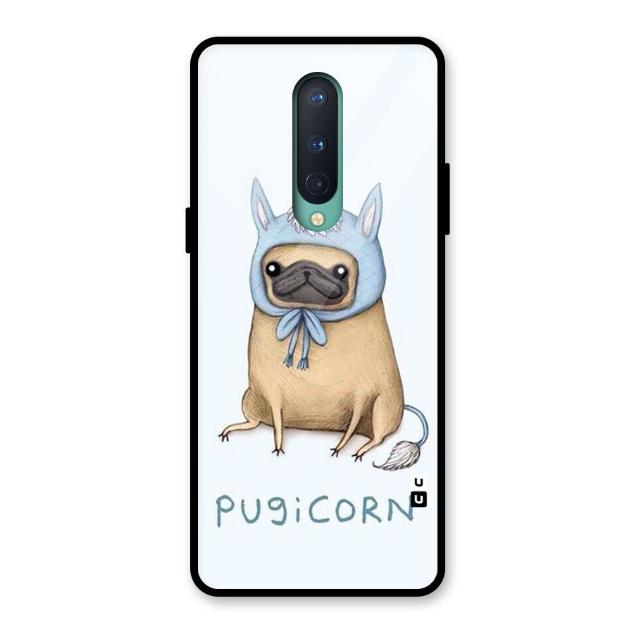 Pugicorn Glass Back Case for OnePlus 8