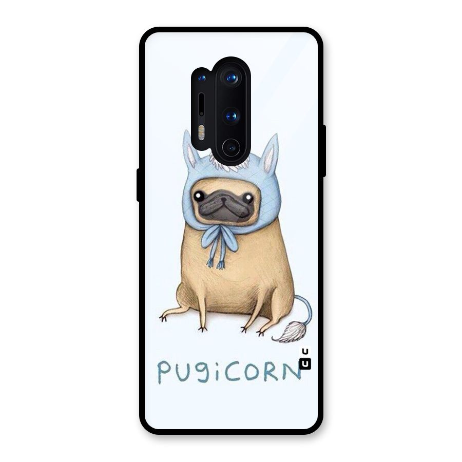 Pugicorn Glass Back Case for OnePlus 8 Pro