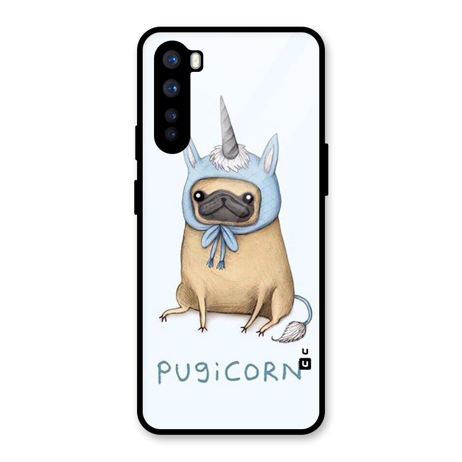 Pugicorn Glass Back Case for OnePlus Nord