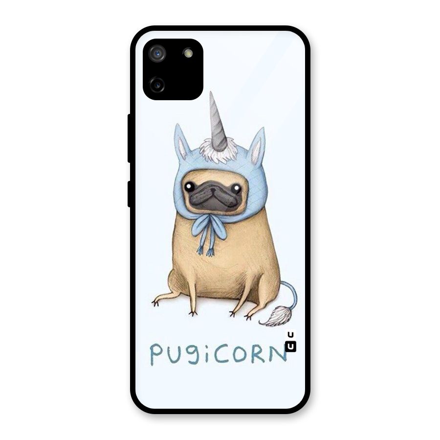 Pugicorn Glass Back Case for Realme C11