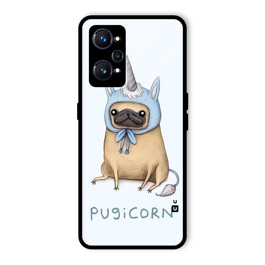 Pugicorn Glass Back Case for Realme GT 2