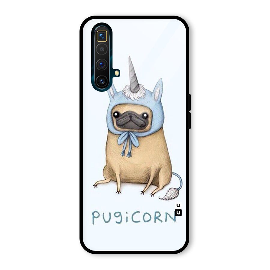 Pugicorn Glass Back Case for Realme X3 SuperZoom