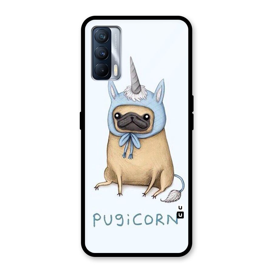 Pugicorn Glass Back Case for Realme X7