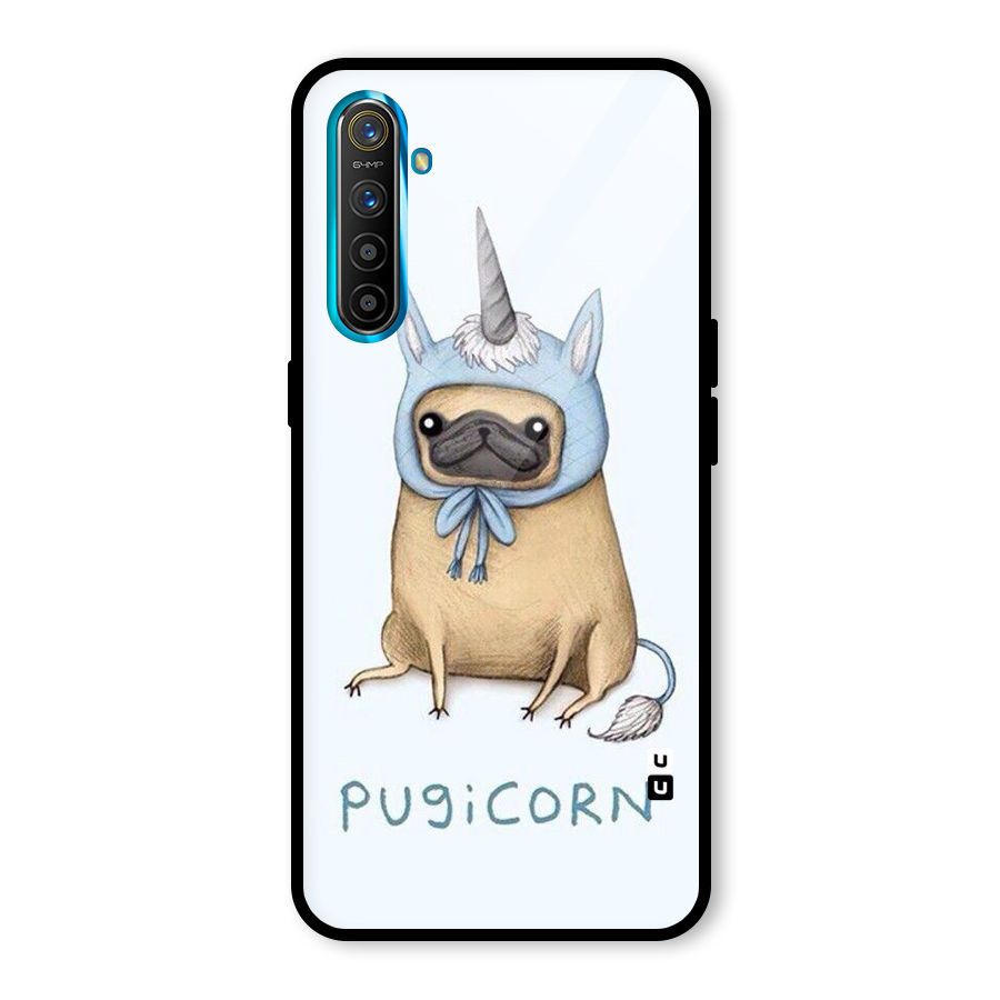 Pugicorn Glass Back Case for Realme XT