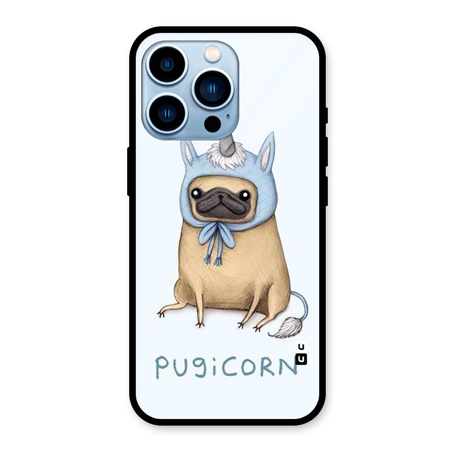 Pugicorn Glass Back Case for iPhone 13 Pro