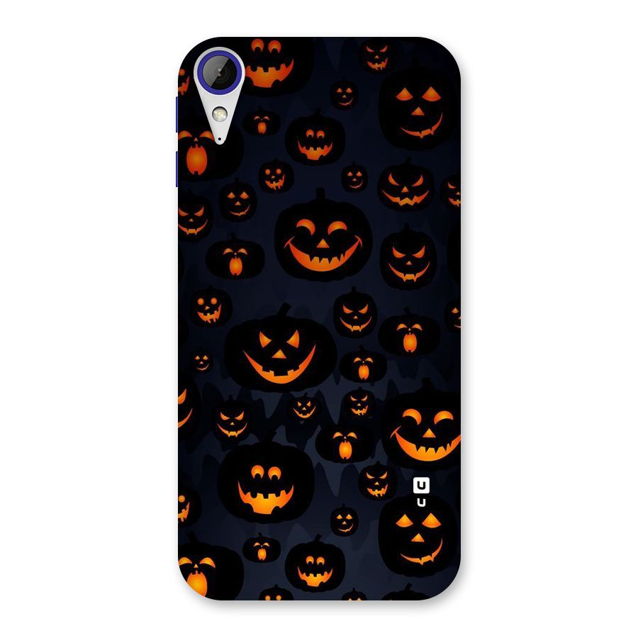 Pumpkin Smile Pattern Back Case for Desire 830
