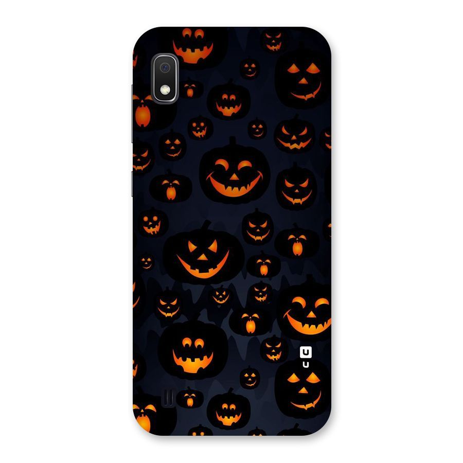 Pumpkin Smile Pattern Back Case for Galaxy A10