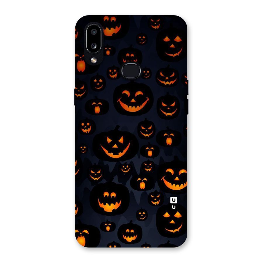 Pumpkin Smile Pattern Back Case for Galaxy A10s