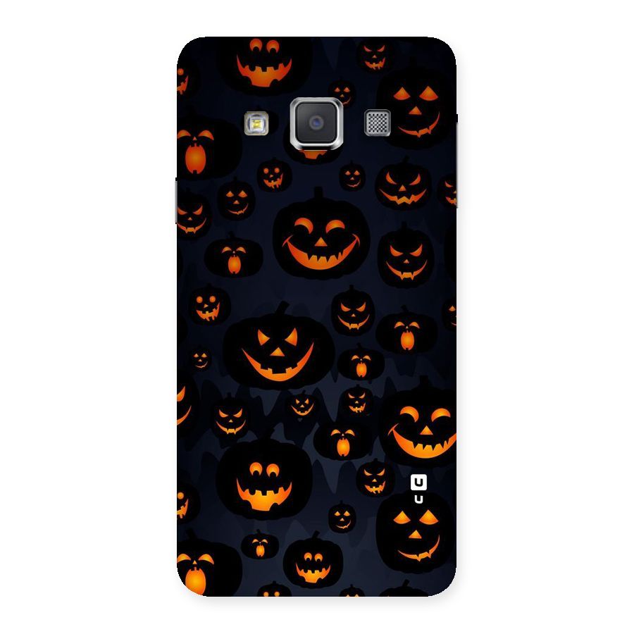 Pumpkin Smile Pattern Back Case for Galaxy A3