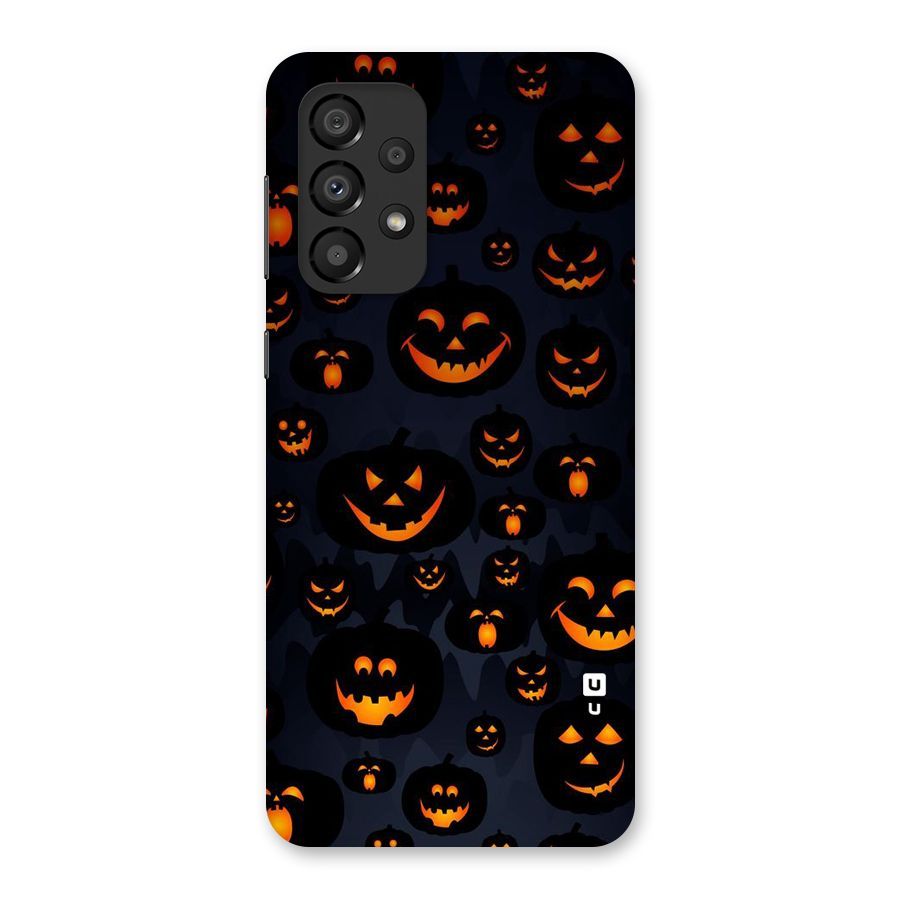 Pumpkin Smile Pattern Back Case for Galaxy A33 5G