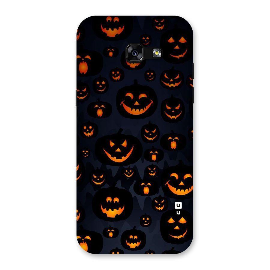 Pumpkin Smile Pattern Back Case for Galaxy A5 2017