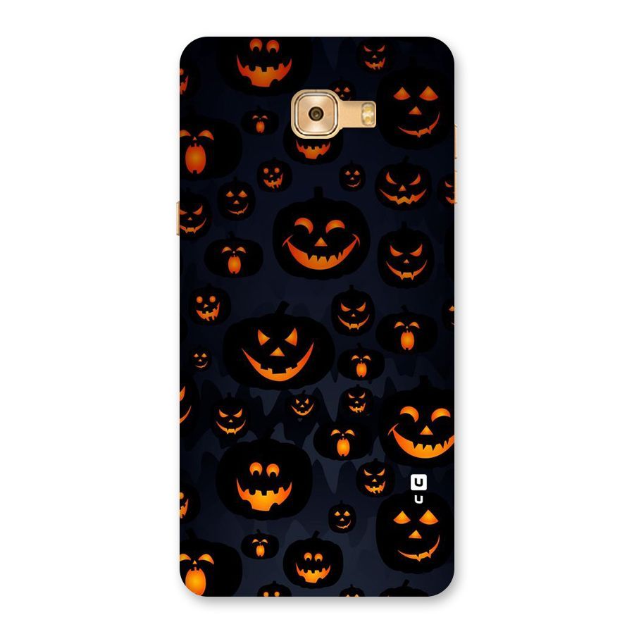 Pumpkin Smile Pattern Back Case for Galaxy C9 Pro