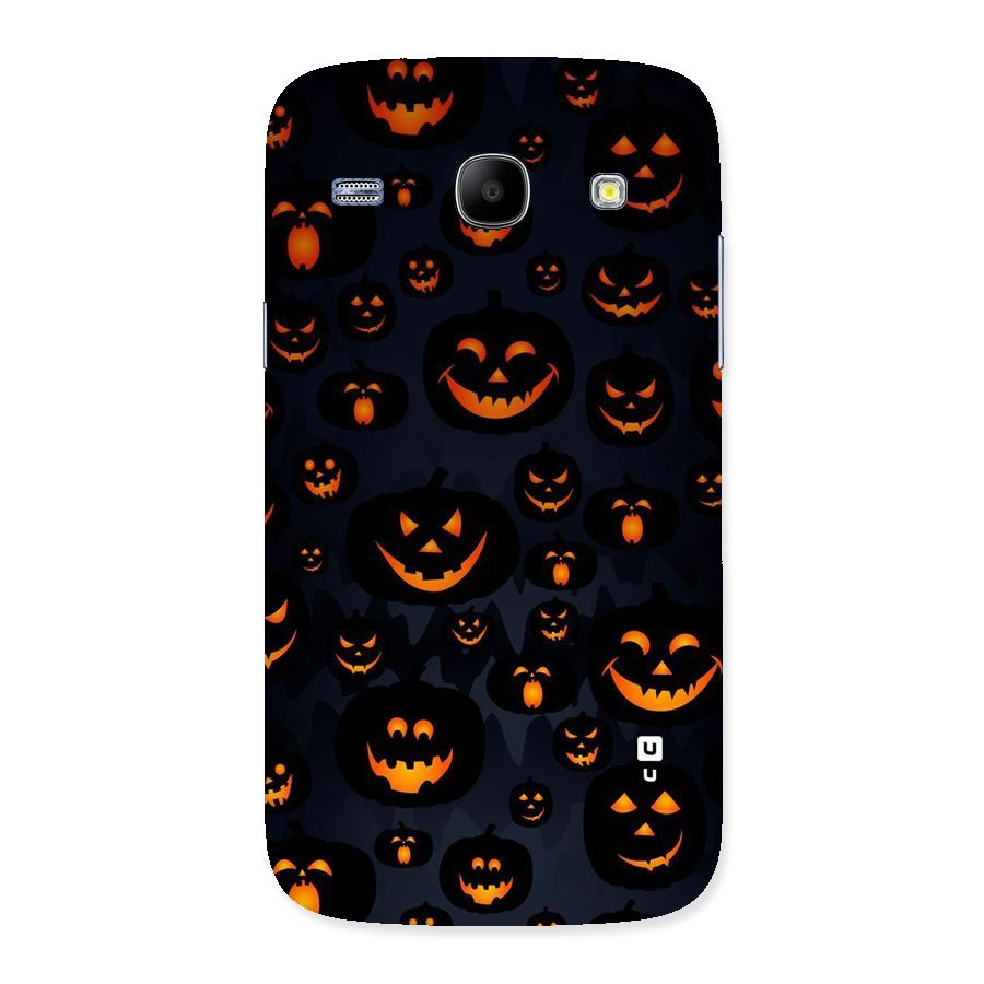 Pumpkin Smile Pattern Back Case for Galaxy Core