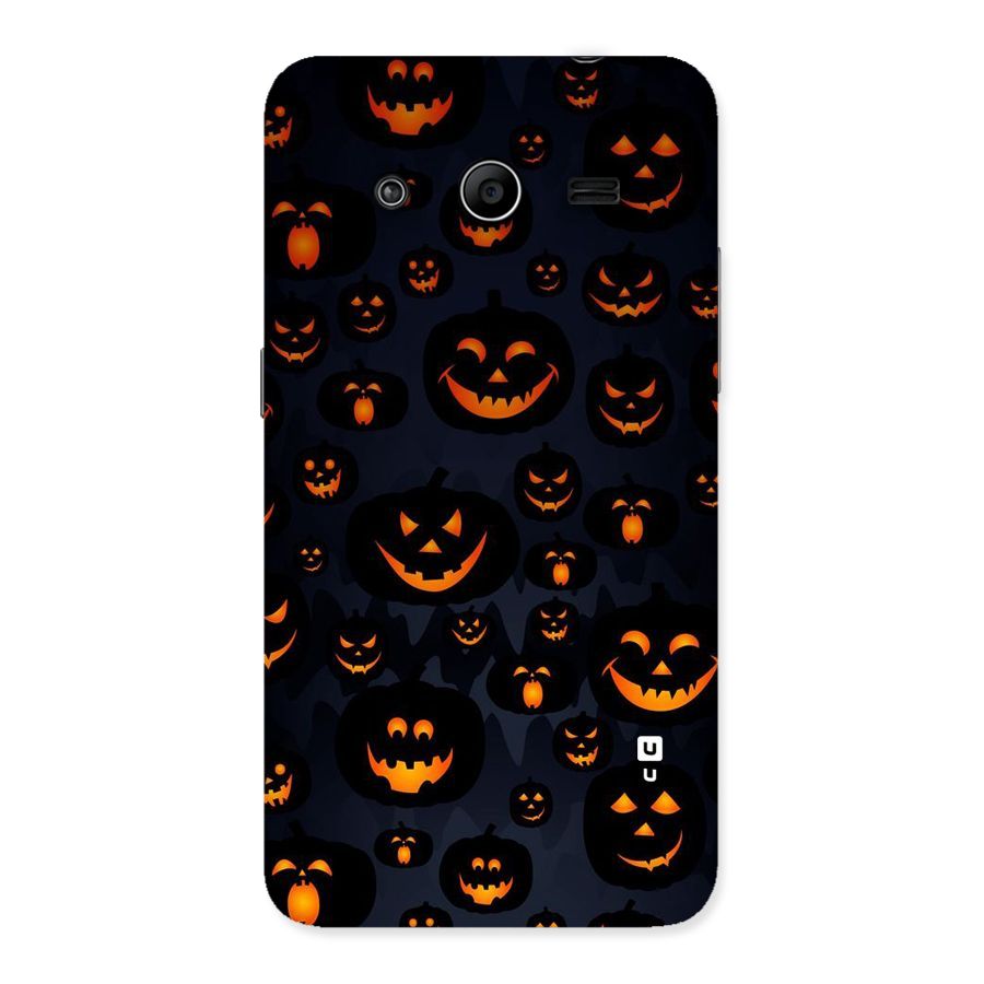 Pumpkin Smile Pattern Back Case for Galaxy Core 2
