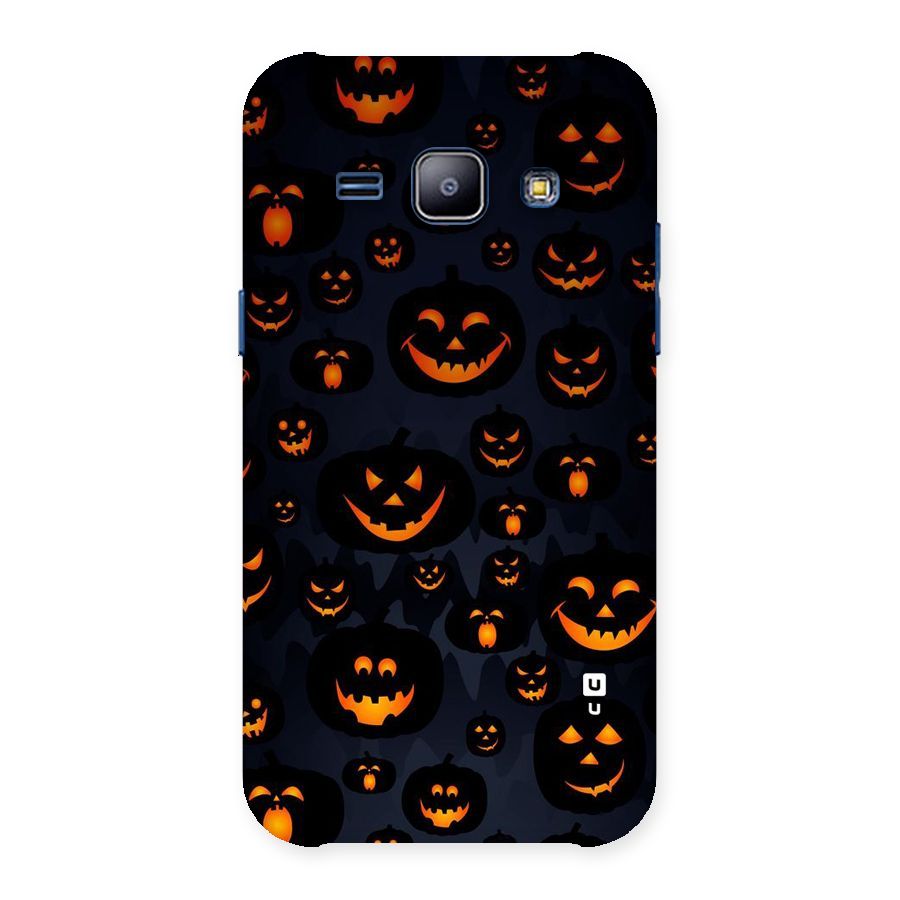Pumpkin Smile Pattern Back Case for Galaxy J1