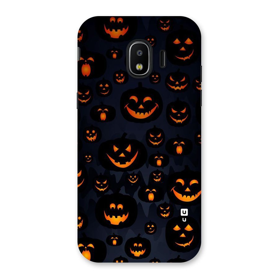 Pumpkin Smile Pattern Back Case for Galaxy J2 Pro 2018