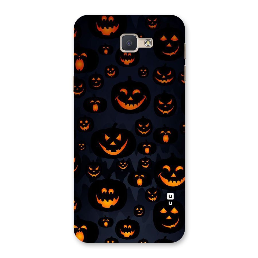 Pumpkin Smile Pattern Back Case for Galaxy J5 Prime