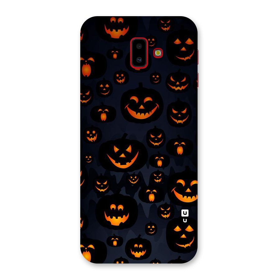 Pumpkin Smile Pattern Back Case for Galaxy J6 Plus
