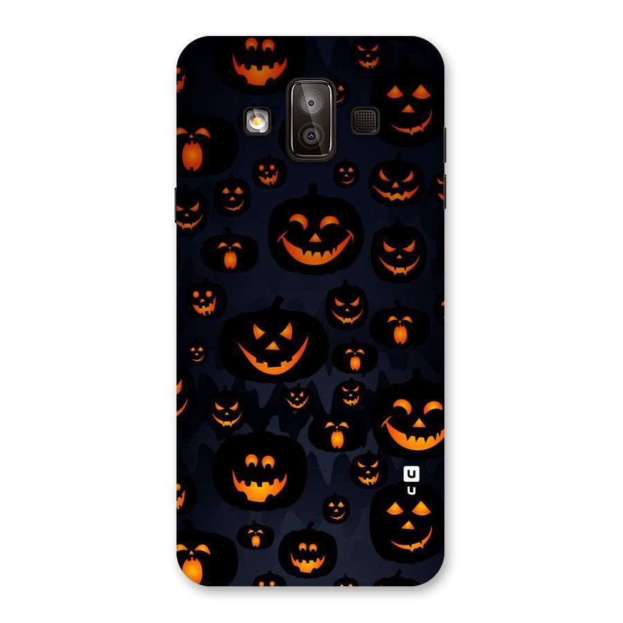 Pumpkin Smile Pattern Back Case for Galaxy J7 Duo