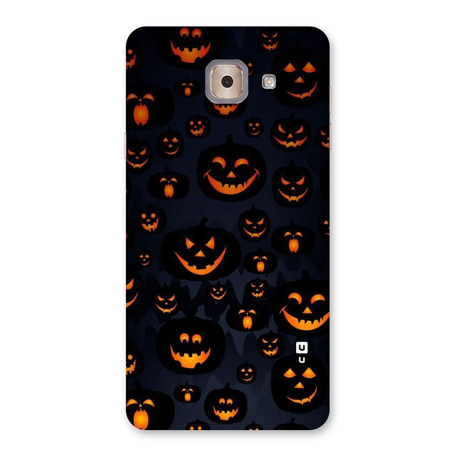Pumpkin Smile Pattern Back Case for Galaxy J7 Max