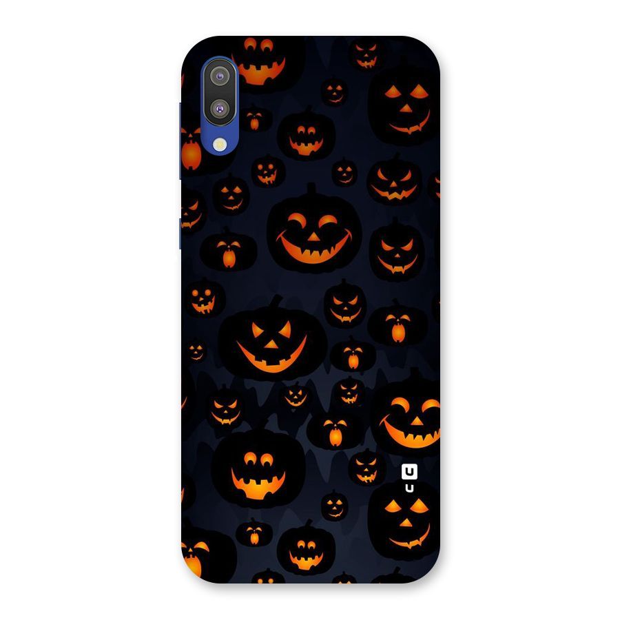 Pumpkin Smile Pattern Back Case for Galaxy M10