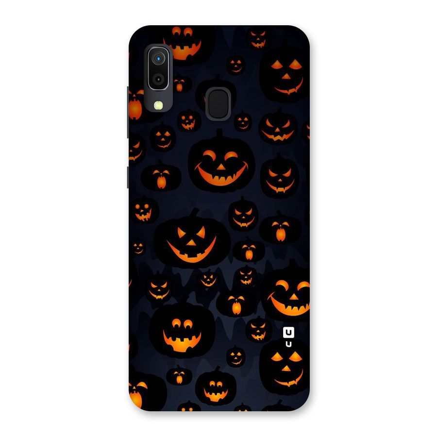 Pumpkin Smile Pattern Back Case for Galaxy M10s