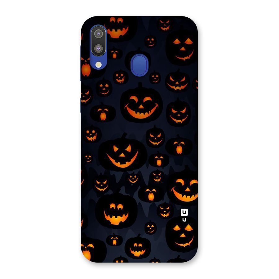 Pumpkin Smile Pattern Back Case for Galaxy M20