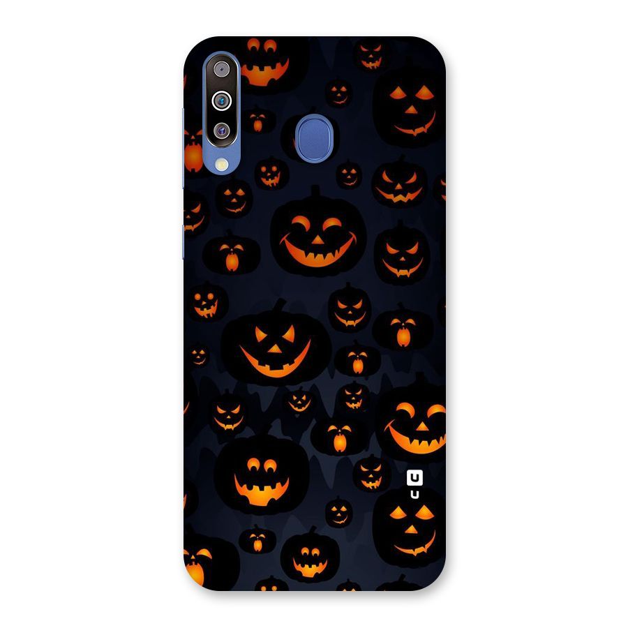 Pumpkin Smile Pattern Back Case for Galaxy M30