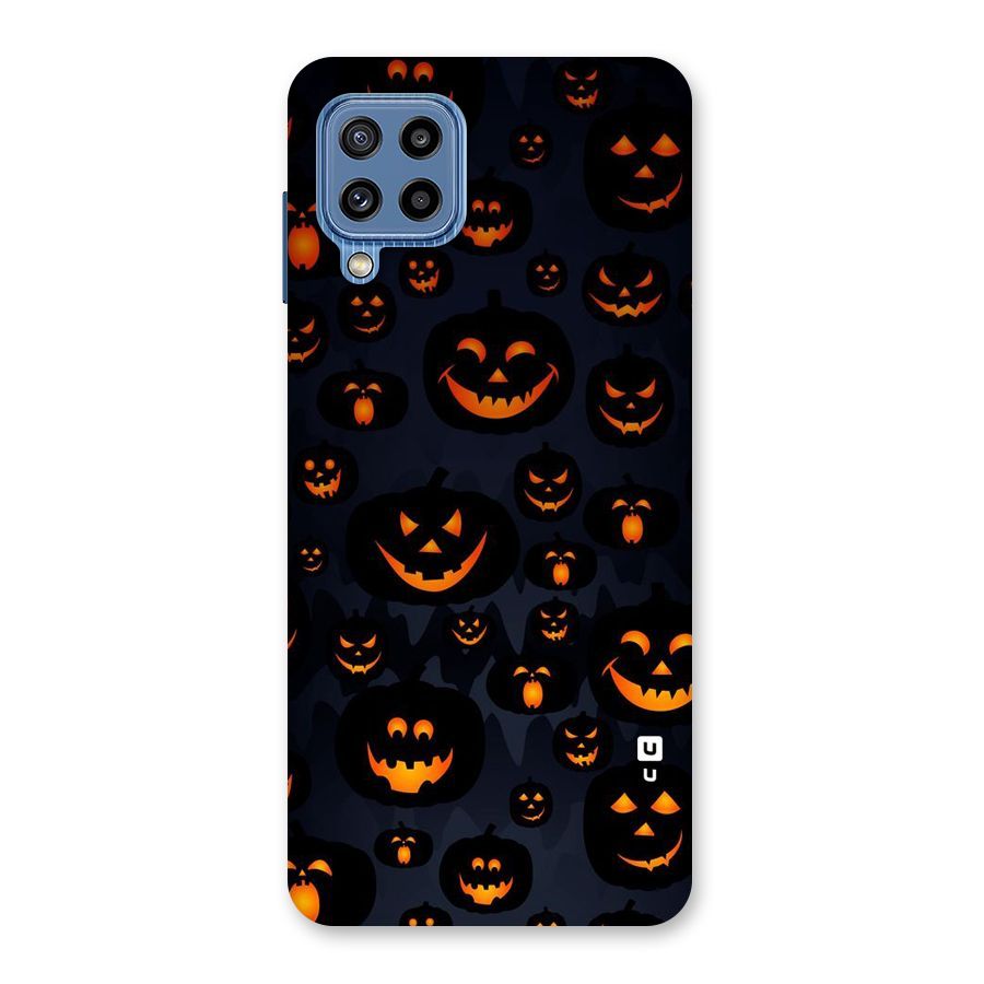 Pumpkin Smile Pattern Back Case for Galaxy M32