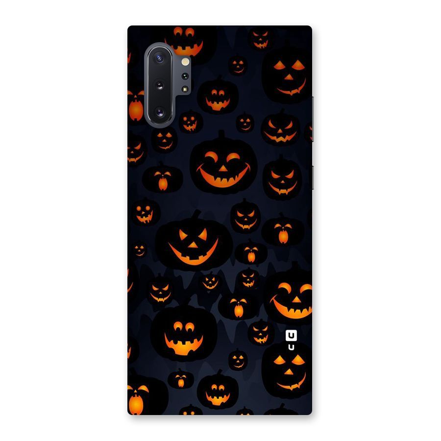 Pumpkin Smile Pattern Back Case for Galaxy Note 10 Plus
